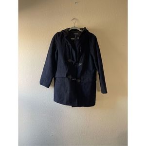 American eagle women’s navy toggle wool coat size medium